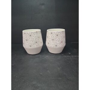 Edible Arrangements Mug Snowflake Star Large Coffee Cup, Atomic Modern Set Of 2